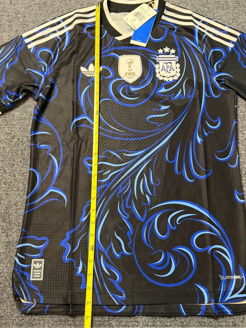 2026 Adidas Argentina Away Jersey Player Authentic Black JM5901 | Men's Small